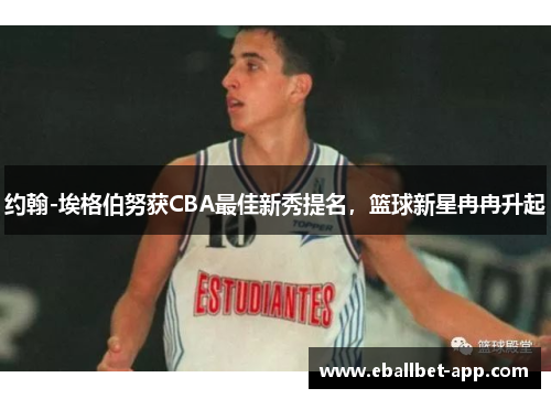 约翰-埃格伯努获CBA最佳新秀提名，篮球新星冉冉升起